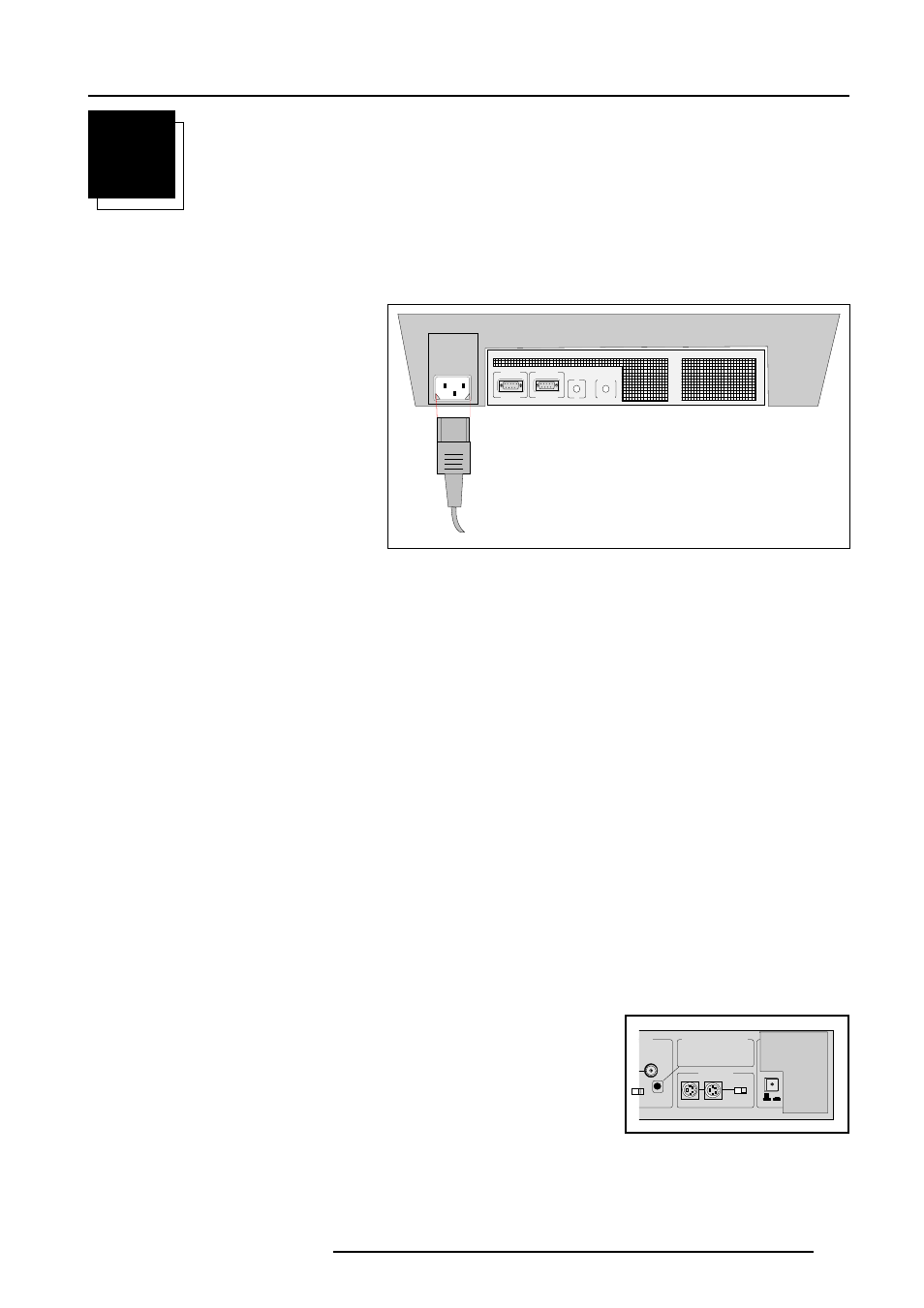 Connections, Ac power (mains) cord connection, Power check | Switching on/off | Barco GRAPHICS 1208S R9000893 User Manual | Page 10 / 55