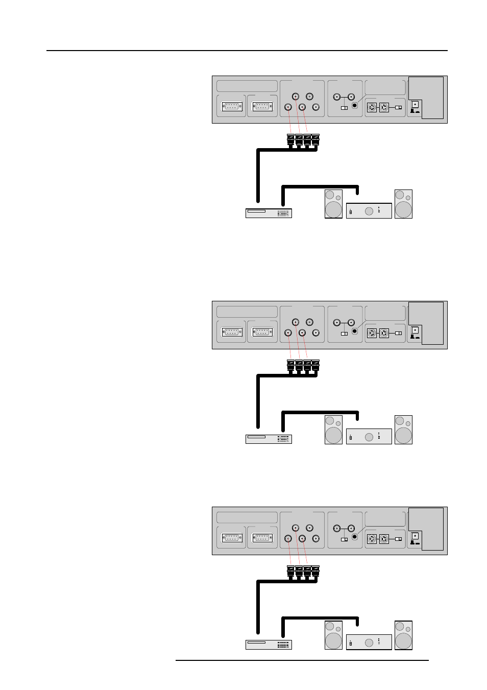 Connections, Connecting a component video source to port 4/5, Rgb input selection | Barco GRAPHICS 1208S R9000893 User Manual | Page 14 / 55