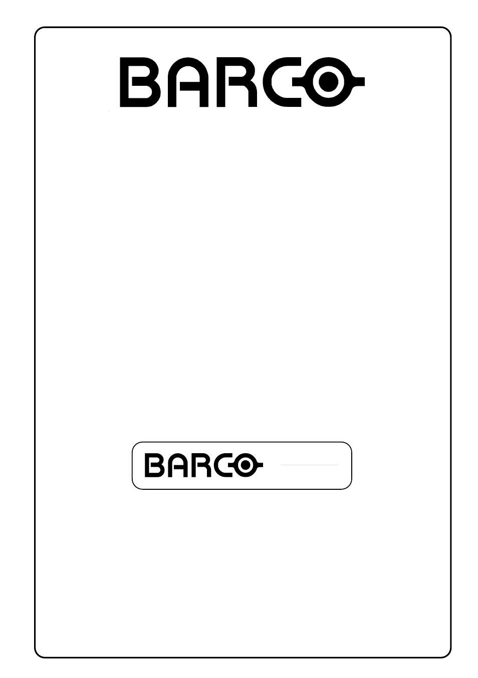 Barco projection systems, Owner's manual | Barco GRAPHICS 1208S R9000893 User Manual | Page 2 / 55