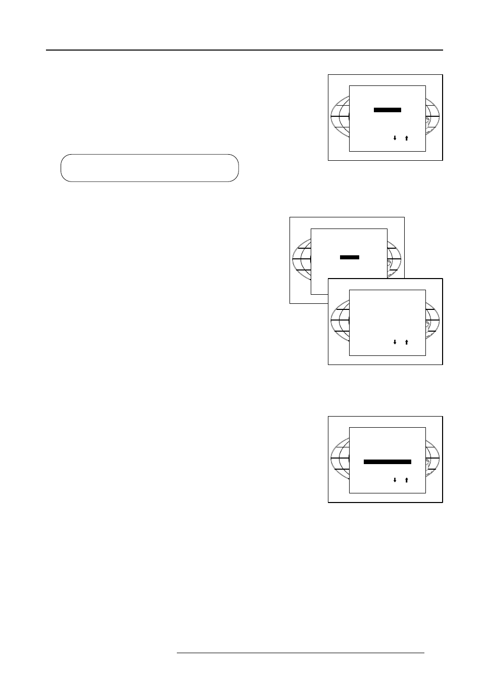 Random access adjustment mode, Sync fast/slow adjustment, Clamp tuning | Peaking, Enter, Exit | Barco GRAPHICS 1208S R9000893 User Manual | Page 26 / 55