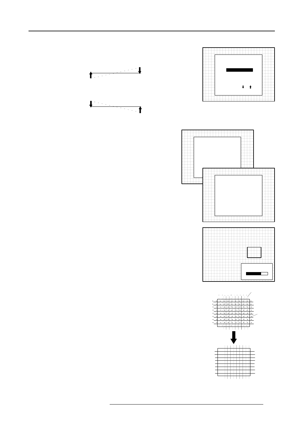 Random access adjustment mode, Fine convergence adjustment | Barco GRAPHICS 1208S R9000893 User Manual | Page 38 / 55