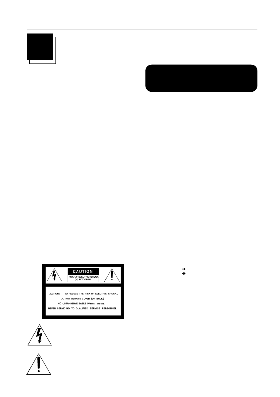Safety instructions | Barco GRAPHICS 1208S R9000893 User Manual | Page 6 / 55
