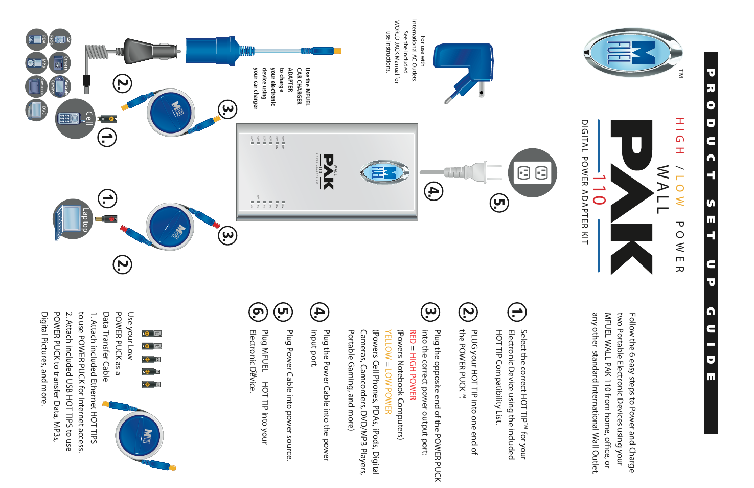 Wa l l, High / low power | MFuel Wall Pak 110 User Manual | Page 2 / 2