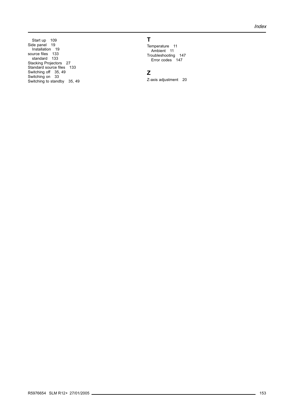 Barco SLM R12+ User Manual | Page 157 / 159