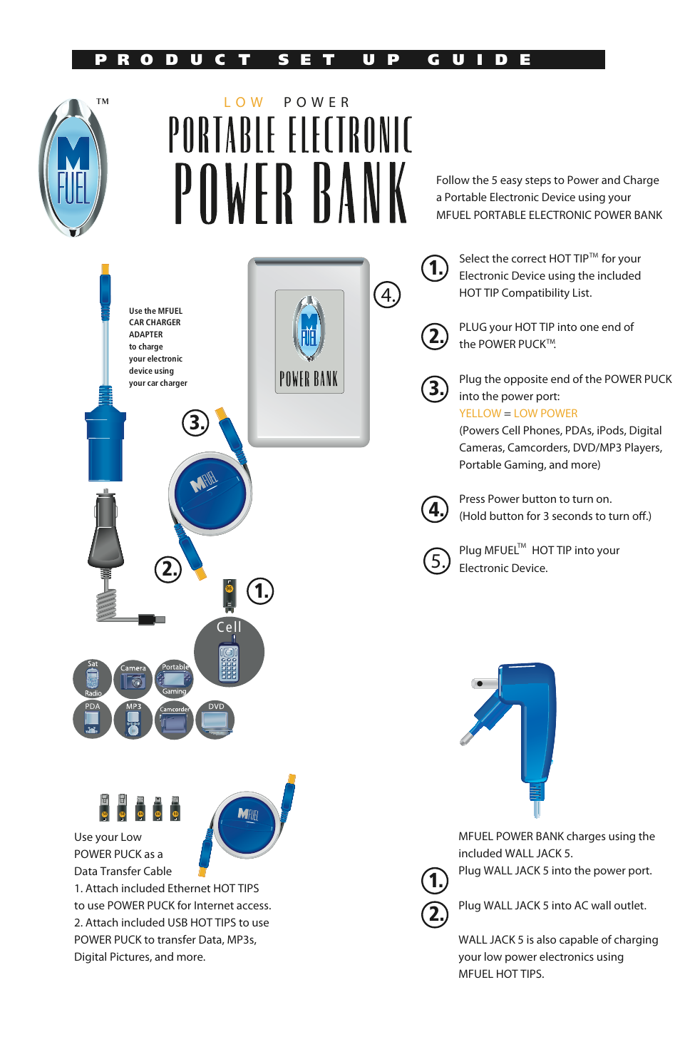 MFuel Portable Electronics Power Bank User Manual | Page 2 / 2
