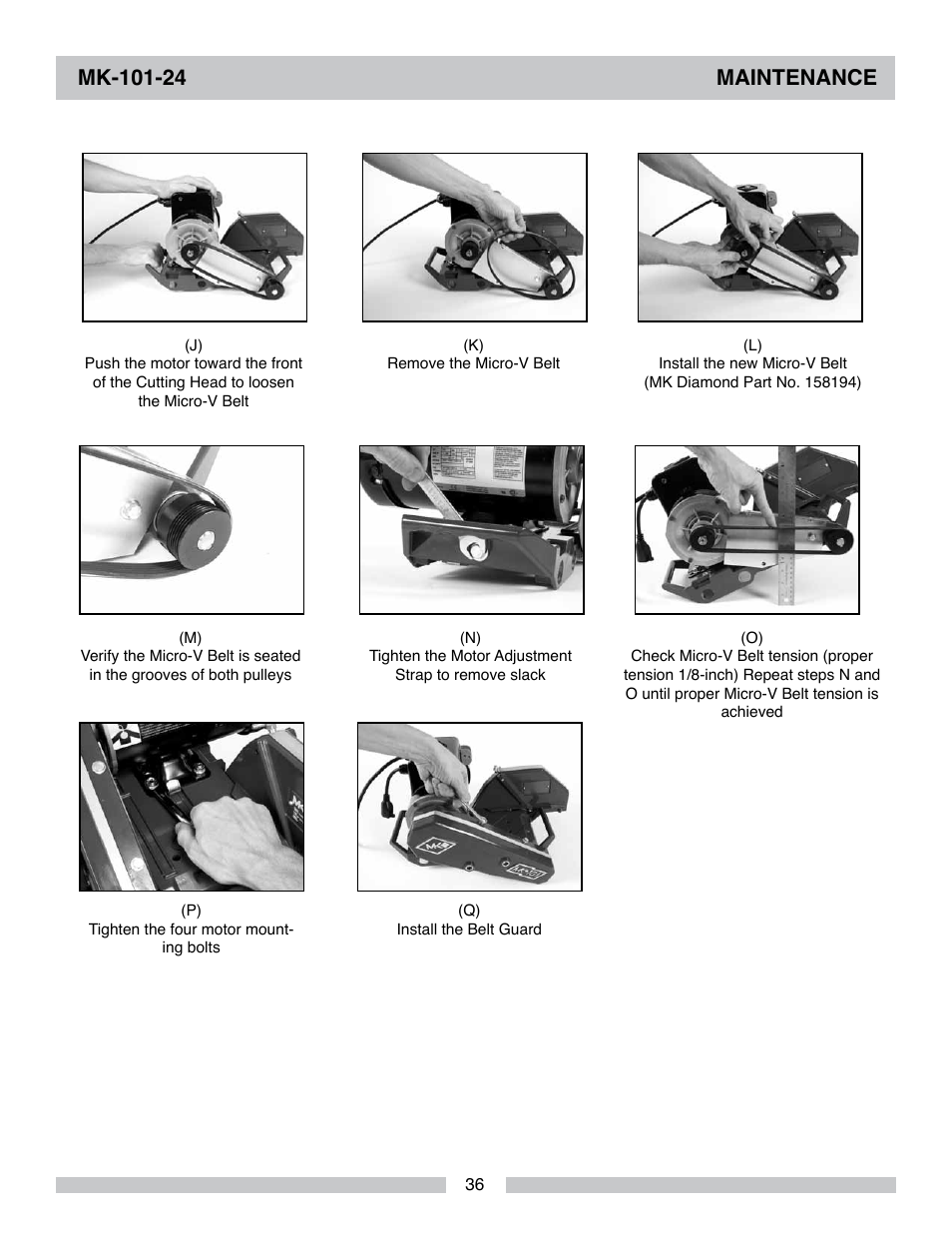 MK Diamond MK-101-24 User Manual | Page 36 / 56