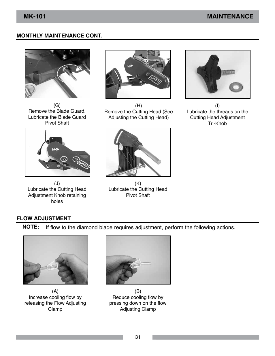 MK Diamond MK-101 Lowes User Manual | Page 31 / 52