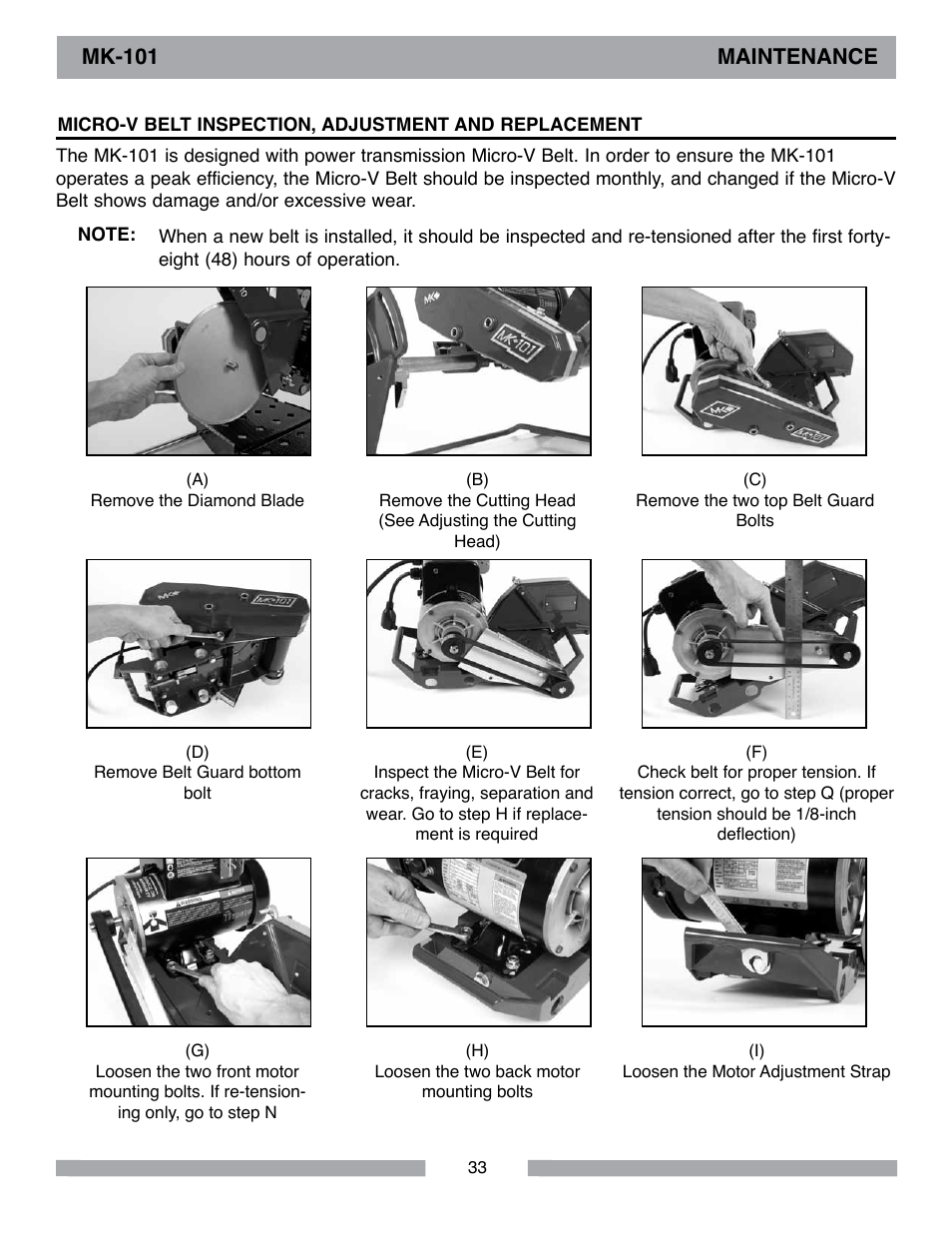 MK Diamond MK-101 Lowes User Manual | Page 33 / 52