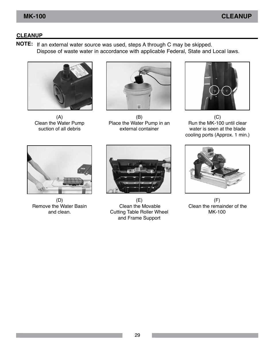 MK Diamond MK-100 User Manual | Page 29 / 52