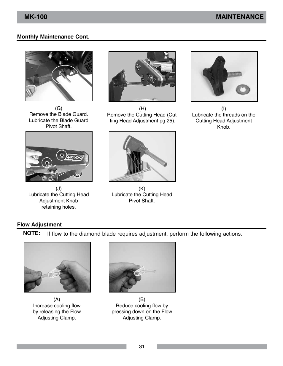 MK Diamond MK-100 User Manual | Page 31 / 52