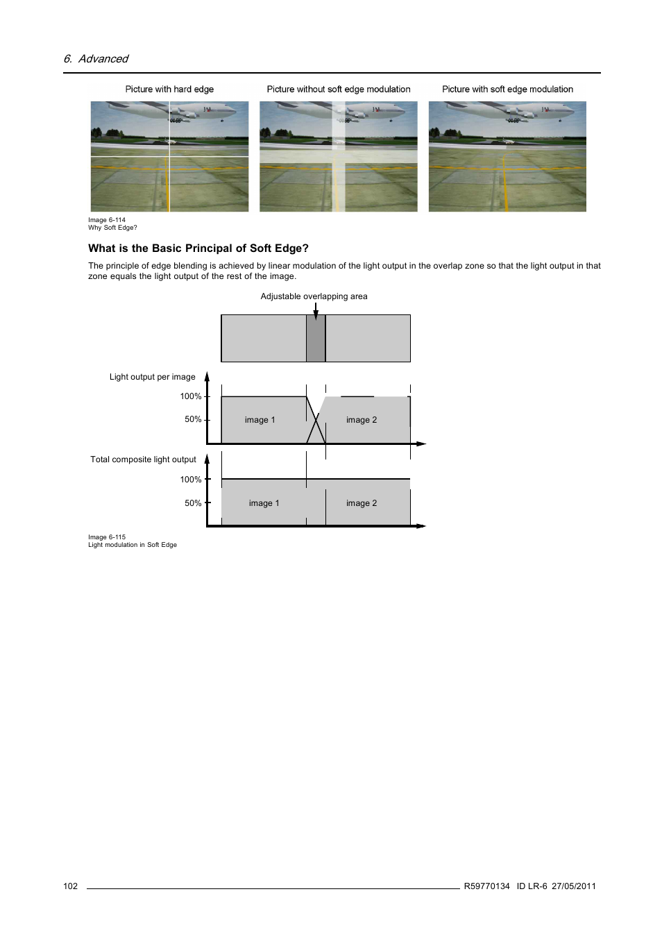 Advanced | Barco ID LR-6 R9010342 User Manual | Page 106 / 135