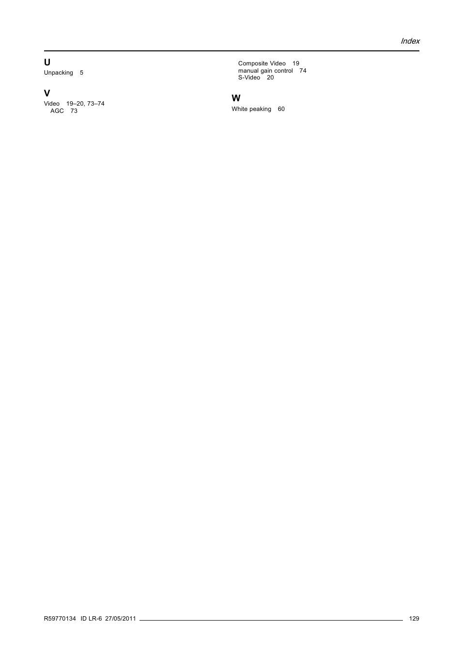 Barco ID LR-6 R9010342 User Manual | Page 133 / 135