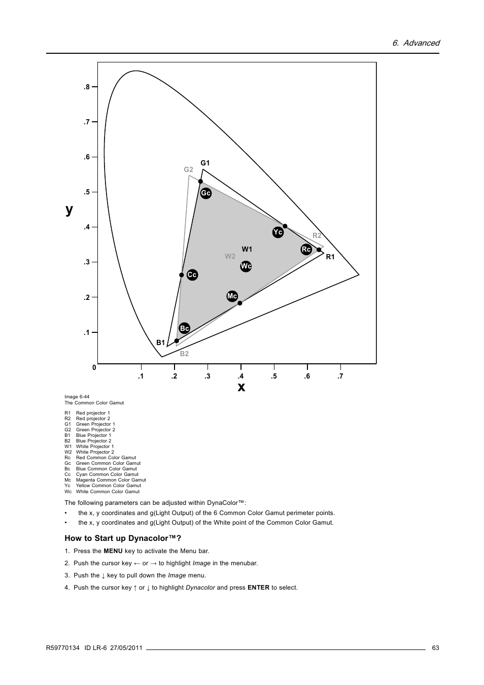 Barco ID LR-6 R9010342 User Manual | Page 67 / 135