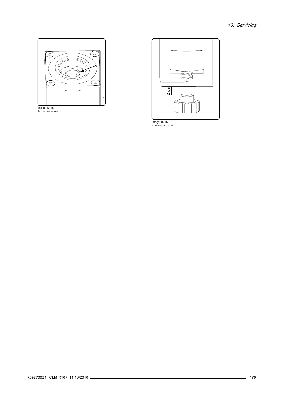 Image 16-15), Image 16-16), Servicing | Barco CLM R10+ User Manual | Page 183 / 229