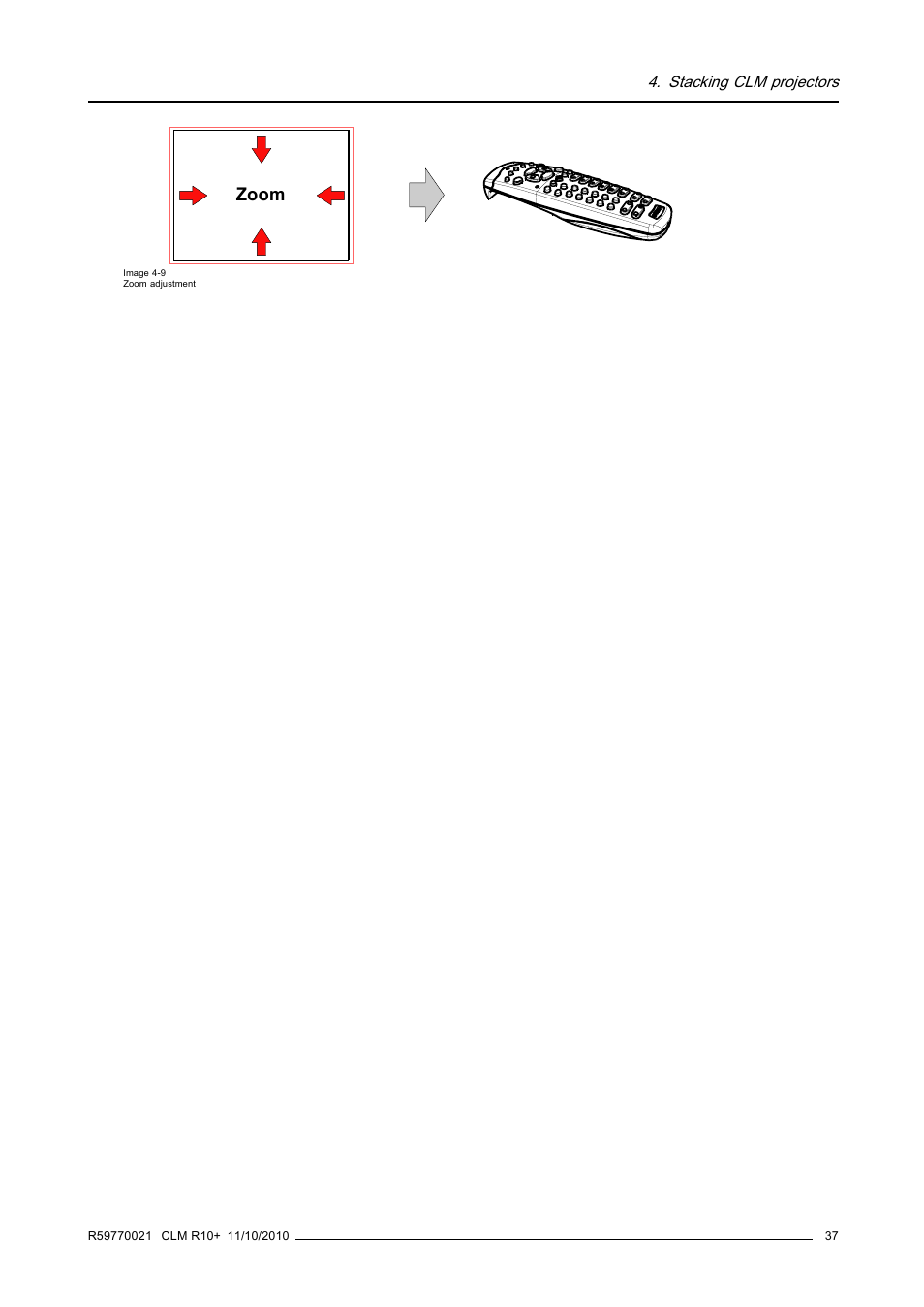 Image 4-9), Zoom | Barco CLM R10+ User Manual | Page 41 / 229