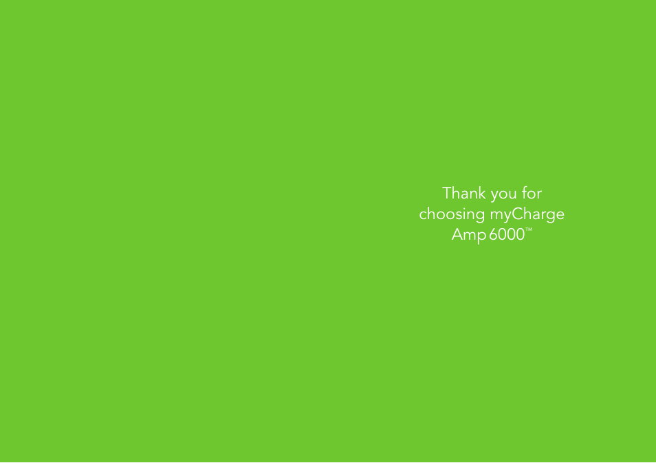 myCharge Amp 6000 RFAM-0905 User Manual | Page 2 / 8