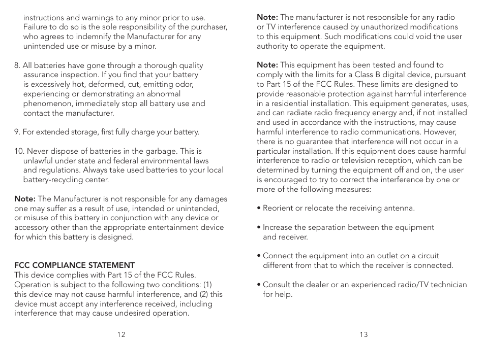 myCharge Hub 3000 RFAM-0503 User Manual | Page 7 / 8