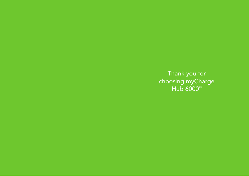 myCharge Hub 6000 RFAM-0229 User Manual | Page 2 / 8