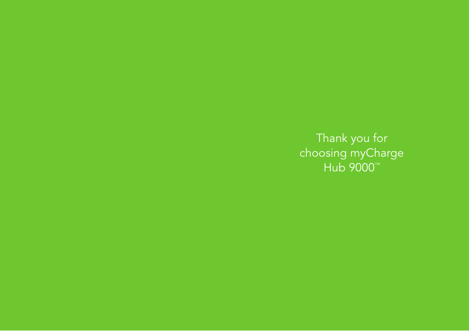 myCharge Hub 9000 RFAM-0234 User Manual | Page 2 / 8