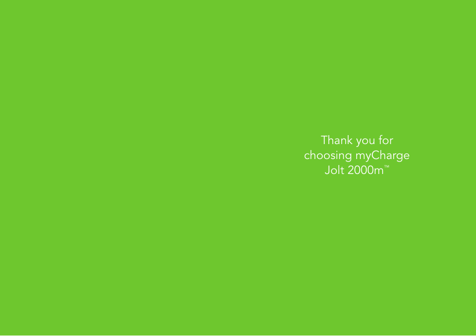 myCharge Jolt 2000M RFAM-0235 User Manual | Page 2 / 8