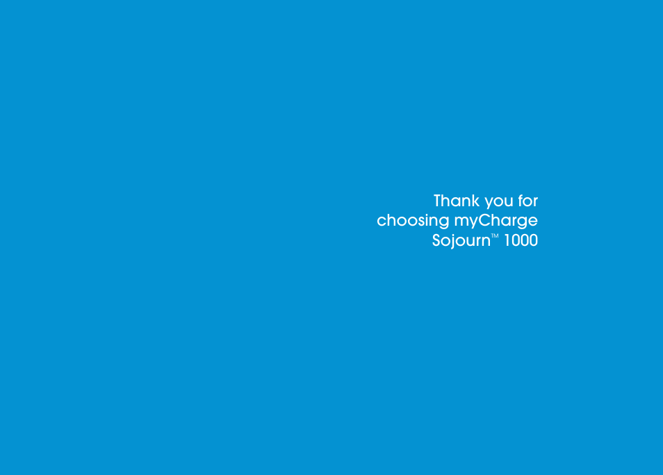 myCharge Sojourn 1000 RFAM-0194 User Manual | Page 2 / 6