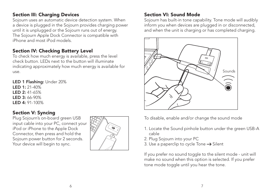 myCharge Sojourn 1000 RFAM-0194 User Manual | Page 4 / 6