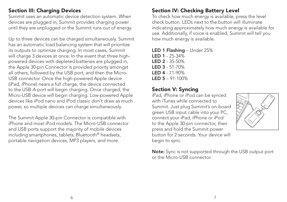 myCharge Summit 3000 RFAM-0165 User Manual | Page 4 / 6