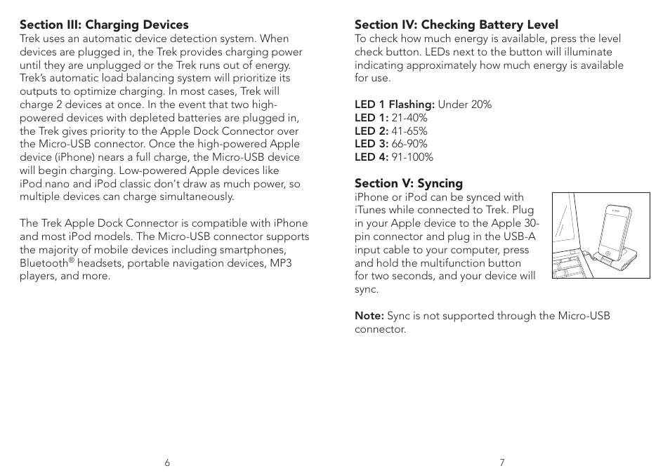 myCharge Trek 2000 RFAM-0164 User Manual | Page 4 / 6