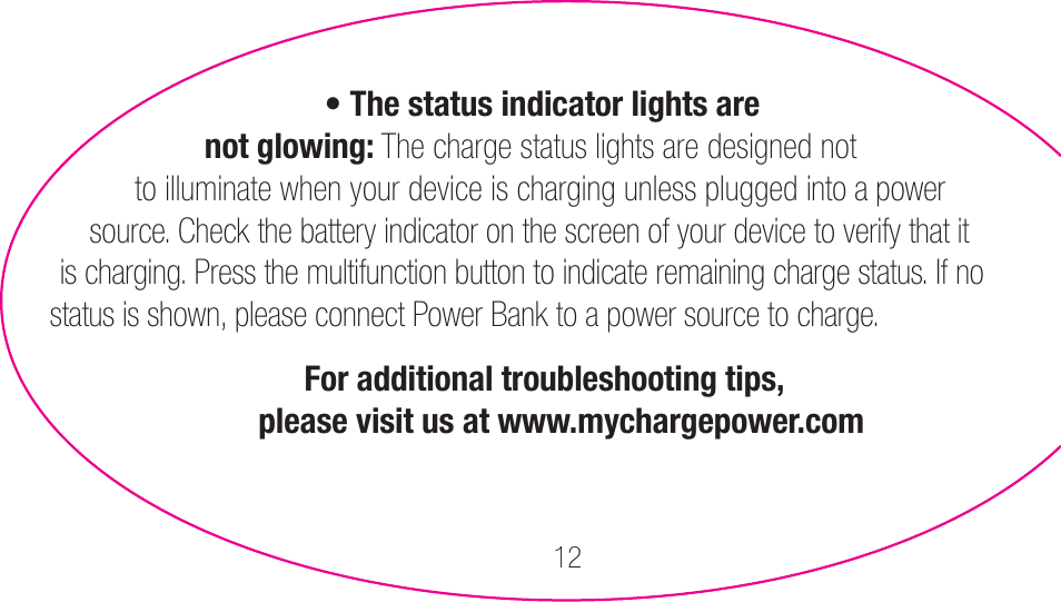 myCharge Portable Power Bank 1200 RFAM-0001 User Manual | Page 12 / 84