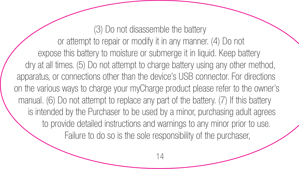 myCharge Portable Power Bank 1200 RFAM-0001 User Manual | Page 14 / 84