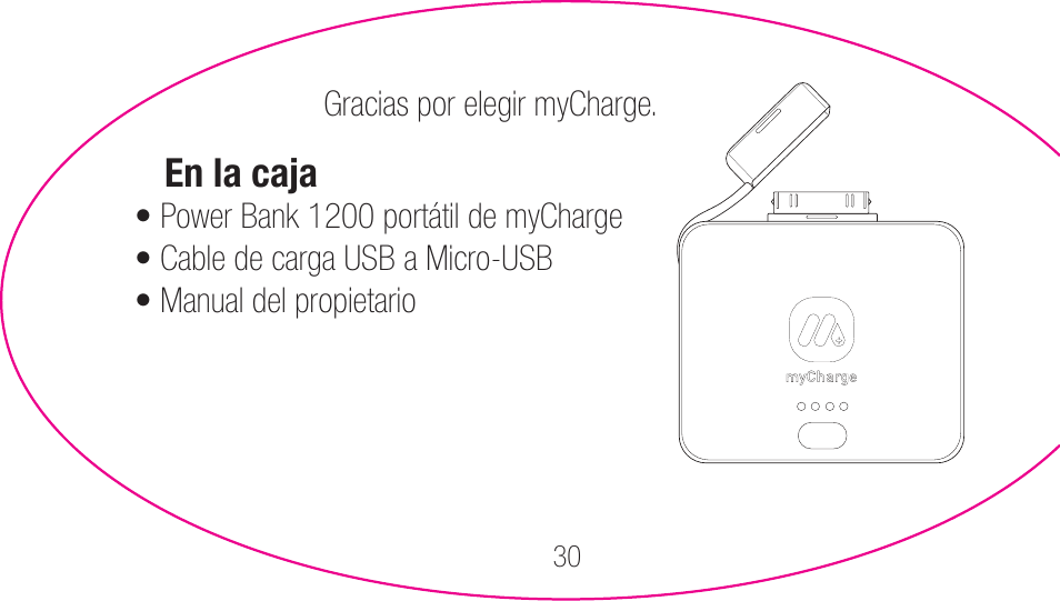 myCharge Portable Power Bank 1200 RFAM-0001 User Manual | Page 30 / 84