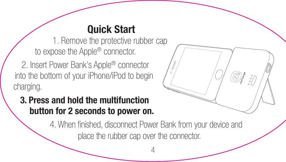 myCharge Portable Power Bank 1200 RFAM-0001 User Manual | Page 4 / 84