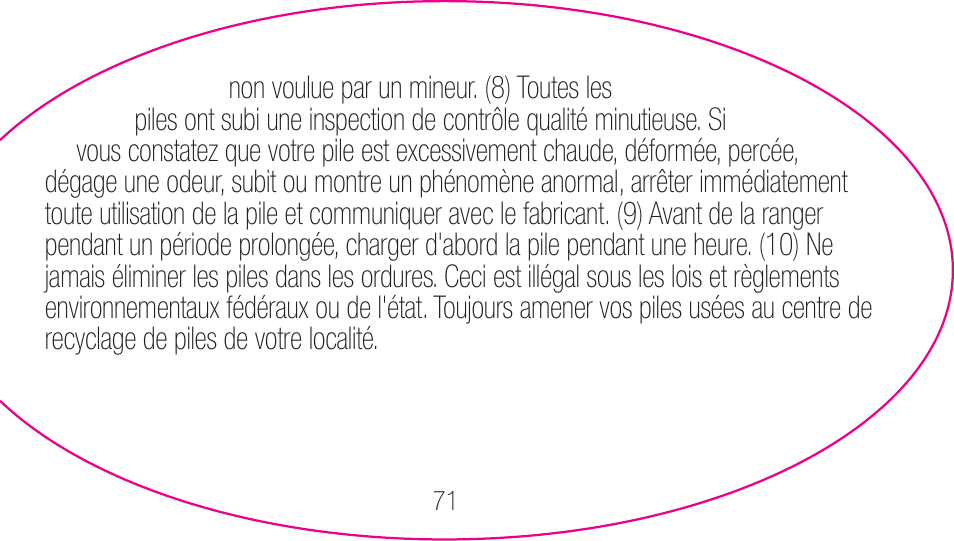myCharge Portable Power Bank 1200 RFAM-0001 User Manual | Page 71 / 84