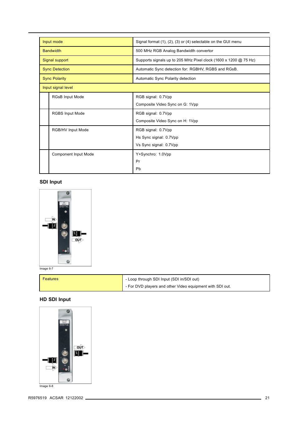 Barco R9806700 User Manual | Page 25 / 105