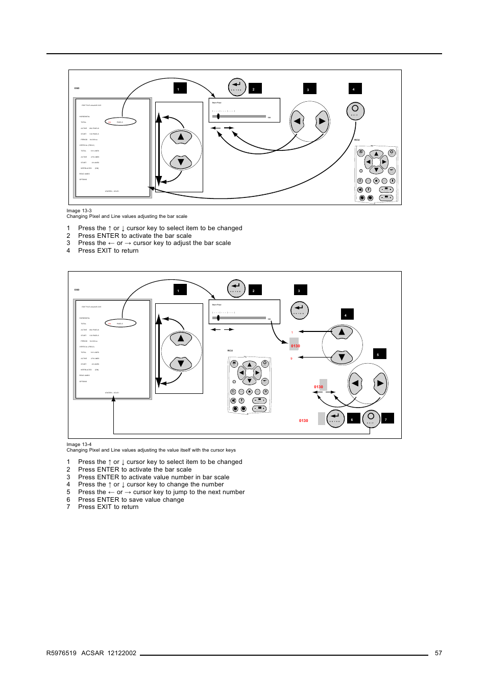 Image 13-3, image 13-4, Input source file service | Barco R9806700 User Manual | Page 61 / 105