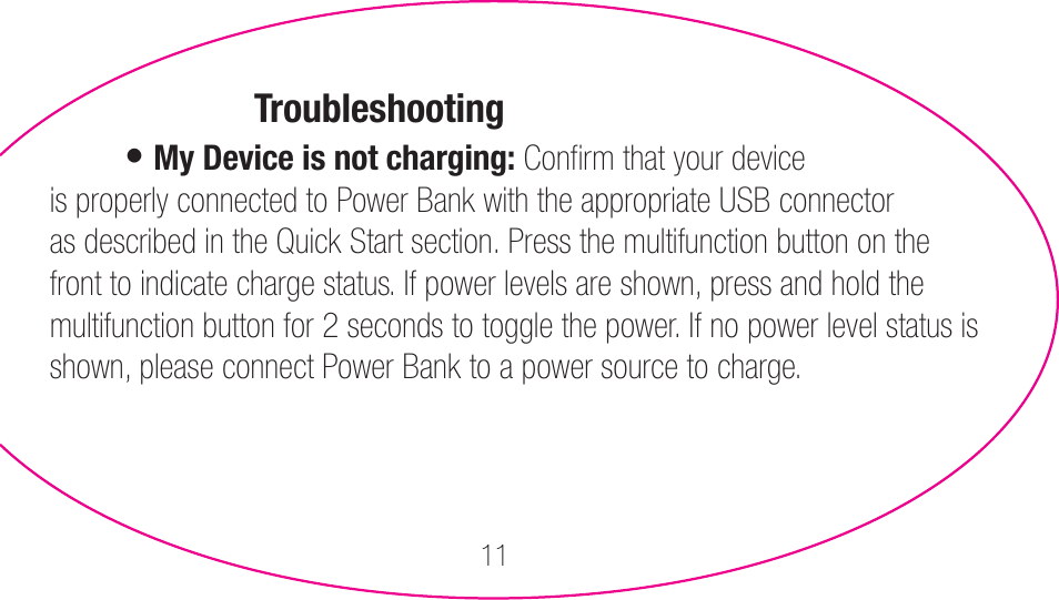 myCharge Portable Power Bank 2000 RFAM-0003 User Manual | Page 11 / 84