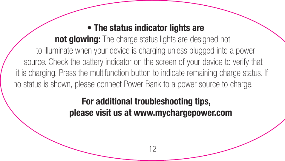 myCharge Portable Power Bank 2000 RFAM-0003 User Manual | Page 12 / 84