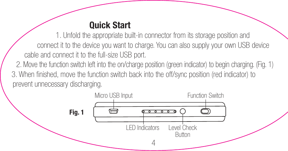 myCharge Portable Power Bank 3000 RFAM-0006 User Manual | Page 4 / 80