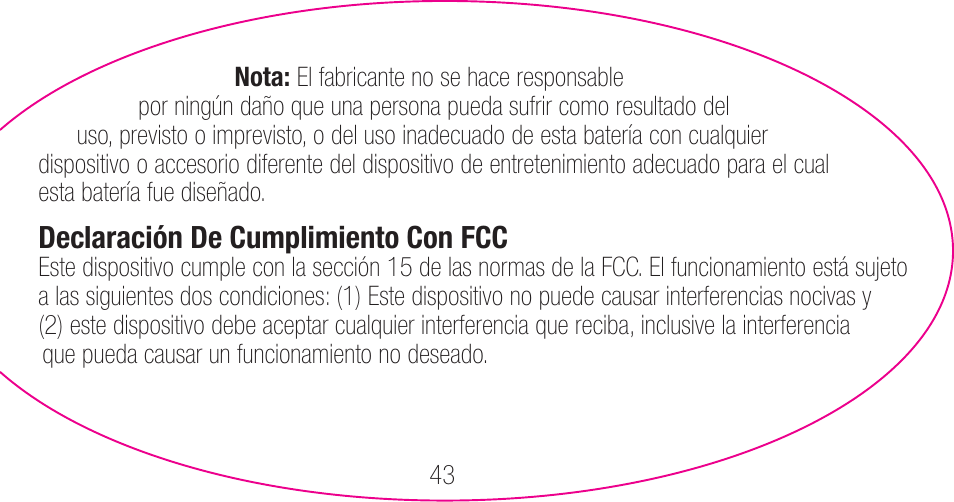myCharge Portable Power Bank 3000 RFAM-0006 User Manual | Page 43 / 80