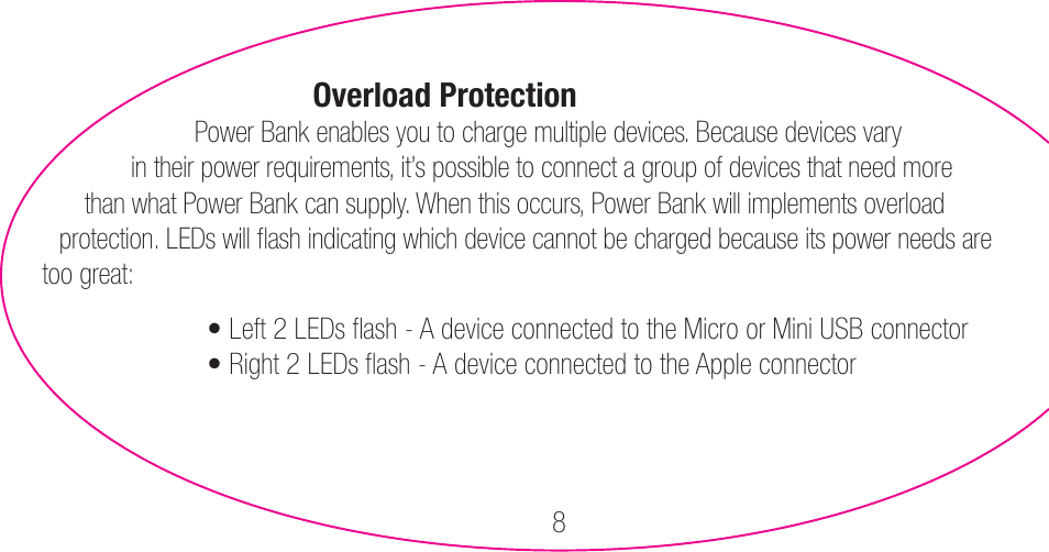 myCharge Portable Power Bank 3000 RFAM-0006 User Manual | Page 8 / 80