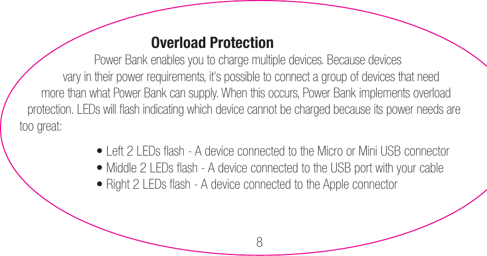 myCharge Portable Power Bank 6000 RFAM-0007 User Manual | Page 8 / 80