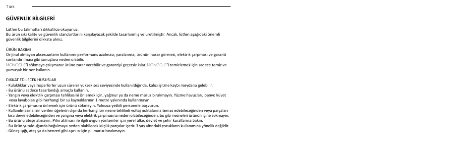 Native Union Monocle User Manual | Page 41 / 42
