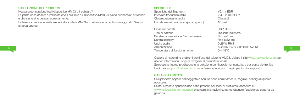 Native Union Curve Bluetooth User Manual | Page 51 / 103