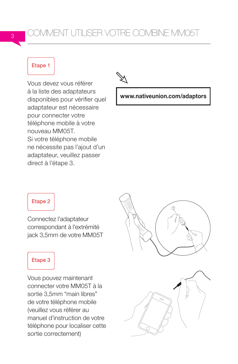 Comment utiliser votre combine mm05t | Native Union Solo Traveller User Manual | Page 10 / 40