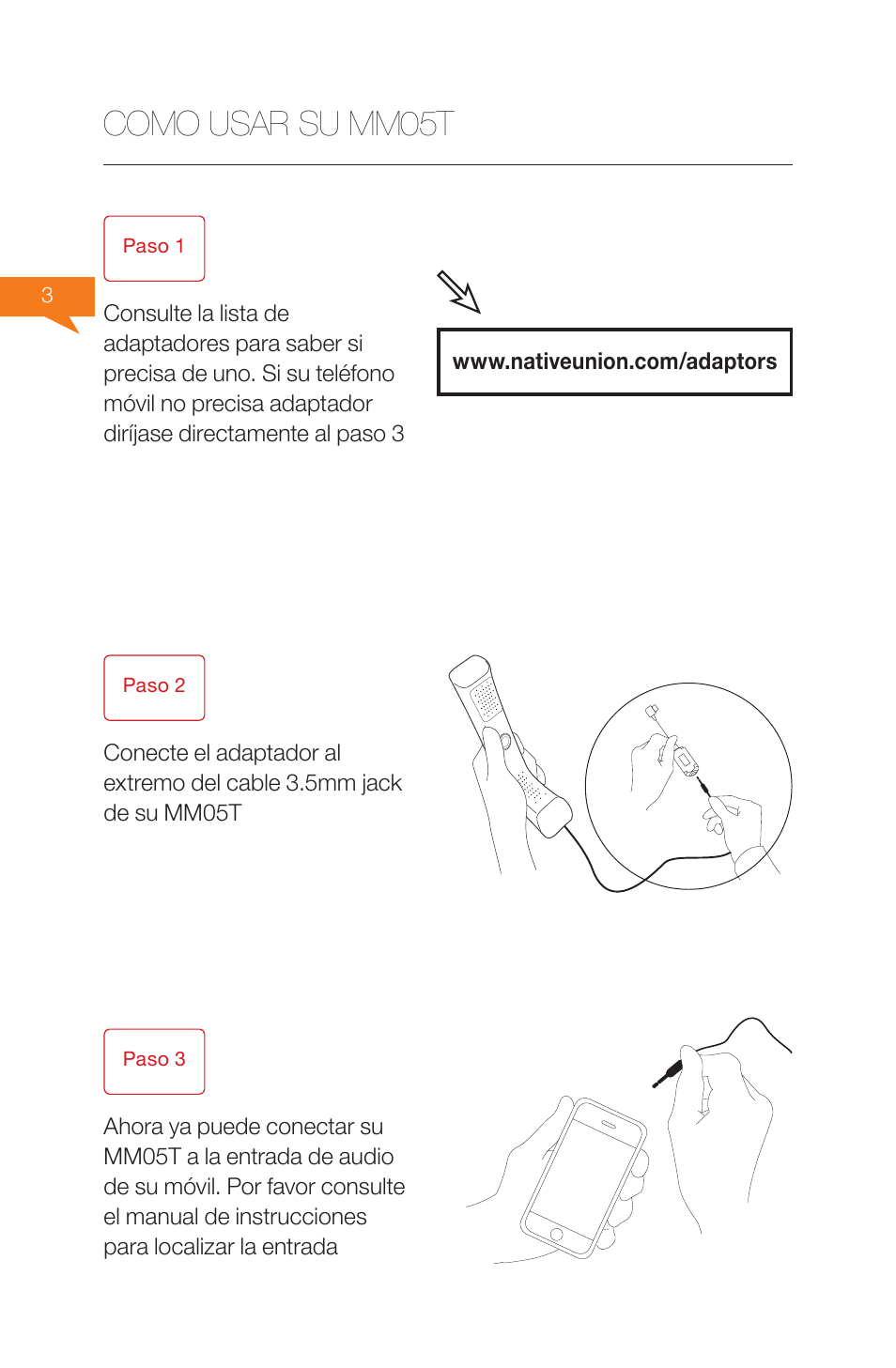 Como usar su mm05t | Native Union Solo Traveller User Manual | Page 18 / 40