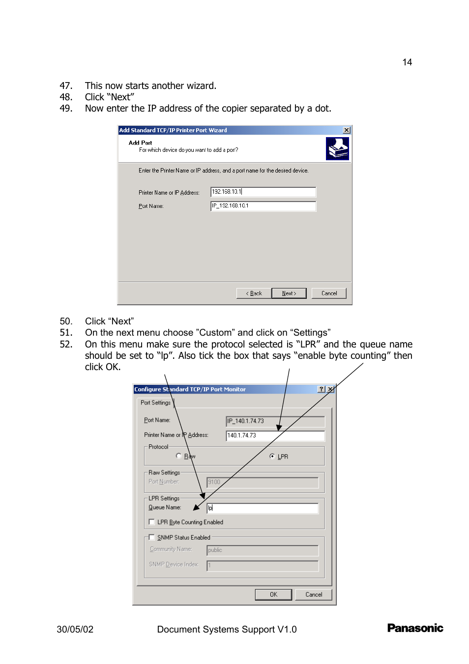 Panasonic DP2000 User Manual | Page 14 / 44