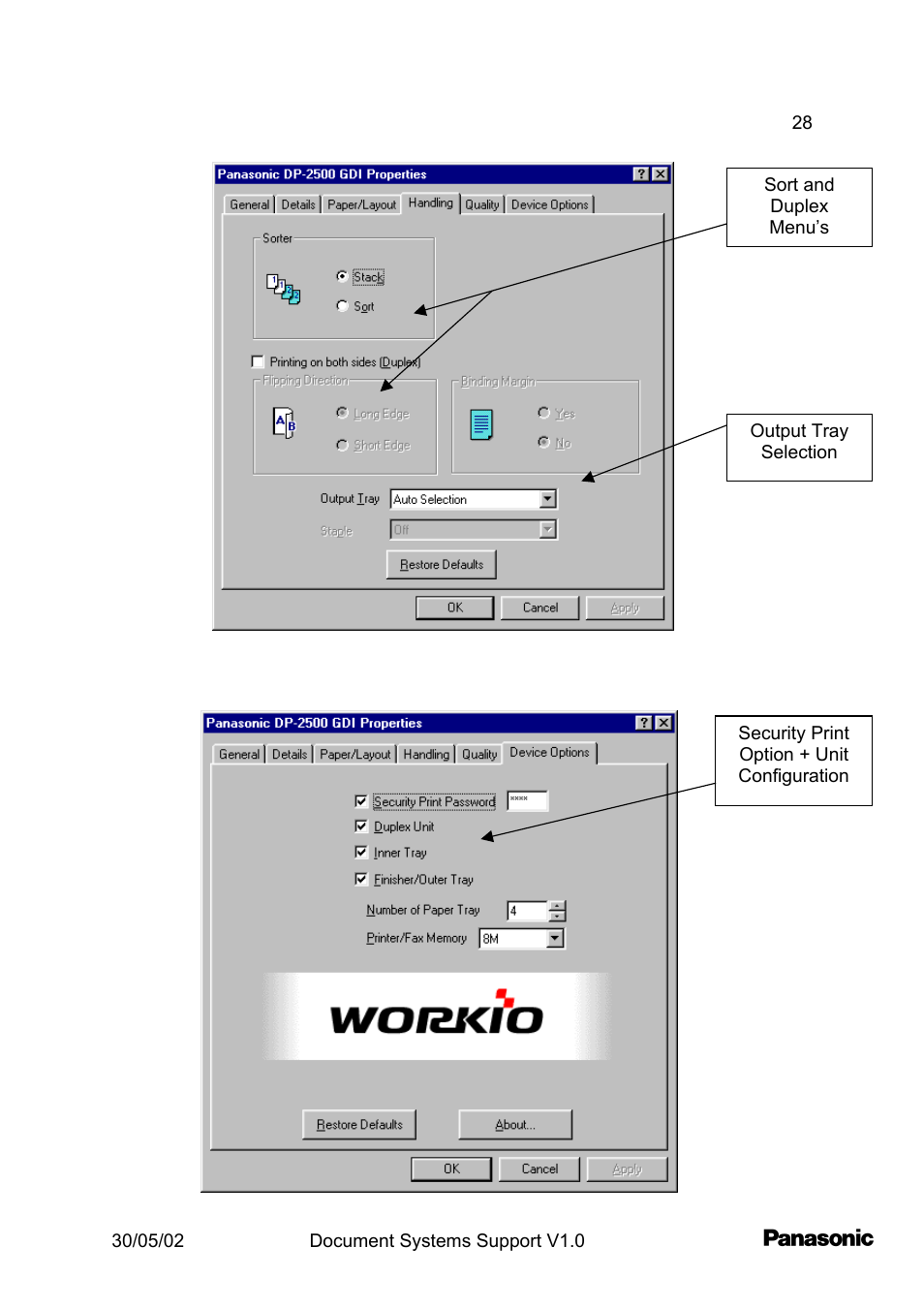 Panasonic DP2000 User Manual | Page 28 / 44