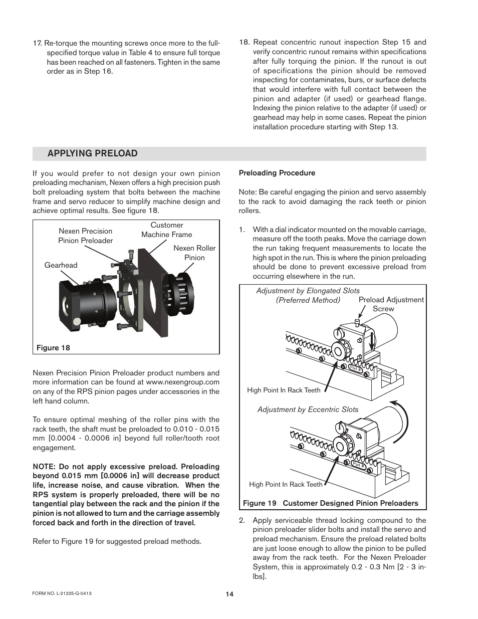 Nexen RPG25A-GE486T 966740 User Manual | Page 14 / 18