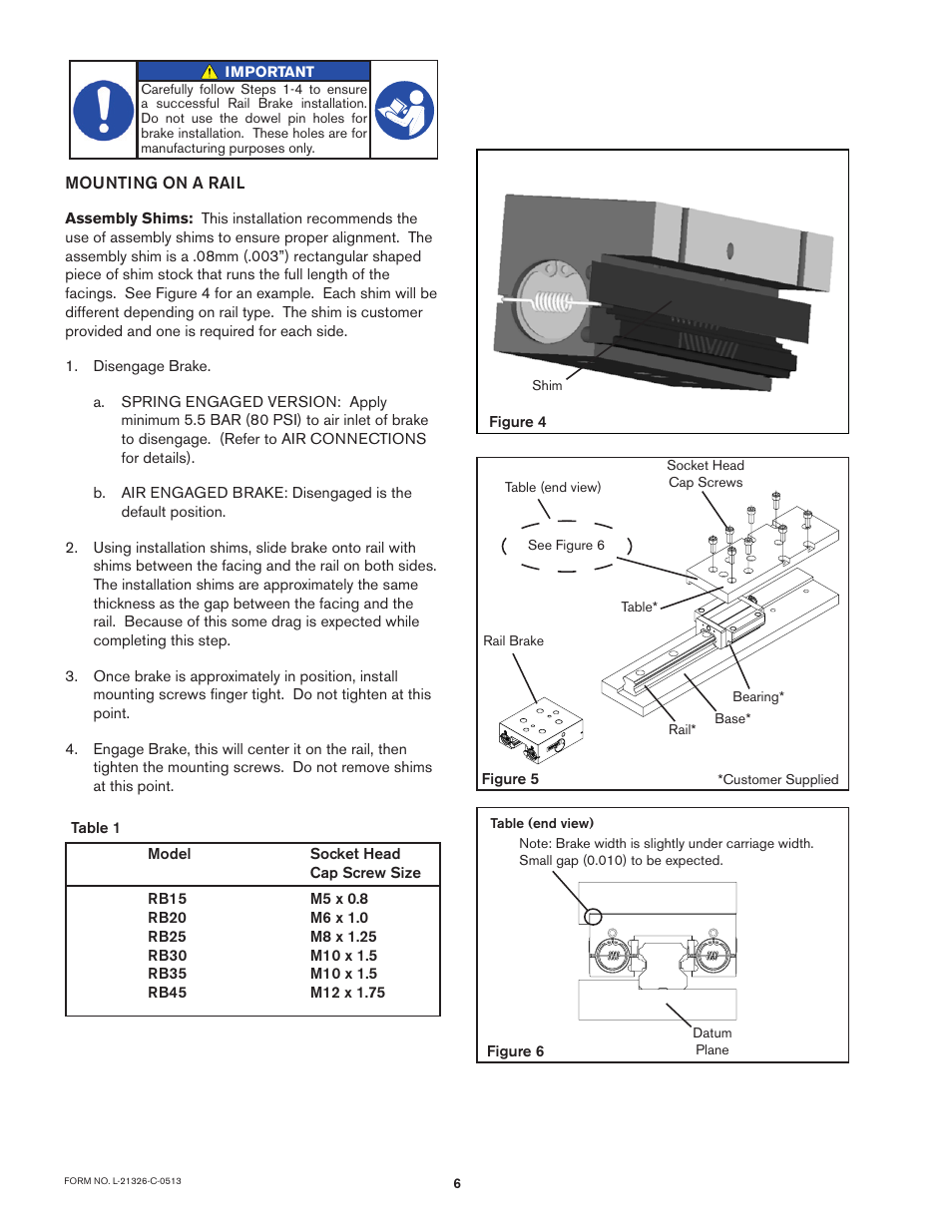 Nexen RB45B 968192 User Manual | Page 6 / 9
