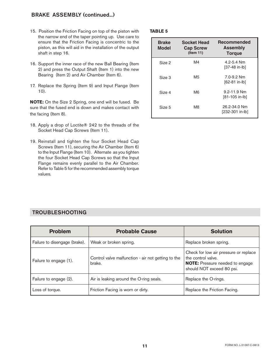 Nexen SBPA05 964950 User Manual | Page 11 / 13